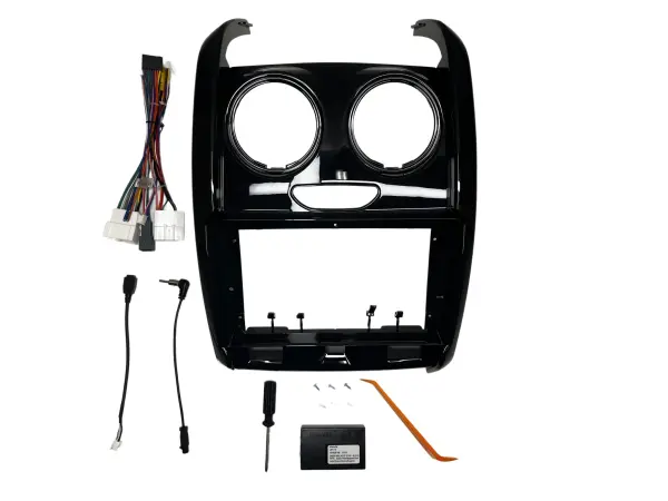 renault duster (2015-2018) 9"- redukcni ramecek a7141 pro autoradio 9" + kabelaz