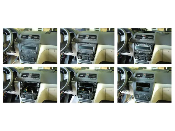 skoda octavia ii (2004-2013) yeti(2005/2009)- redukcni ramecek sk-010 pro 2din autoradio