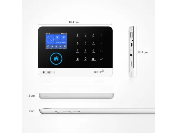 Wi-Fi/GSM alarm syst�m TUYA PST-WG103T black pro Android,iOS