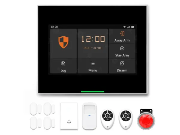 wi-fi/gsm alarm system tuya pst-h502 black pro android,ios