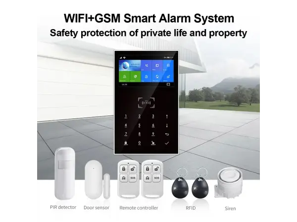wi-fi/gsm alarm system tuya pst-pg109ty pro android,ios