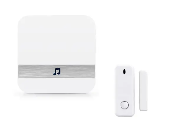 magneticky signalizator otevreni dveri 433mhz, bily