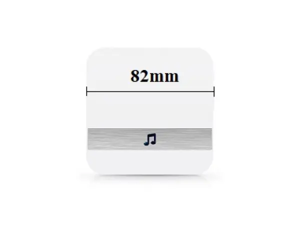 magneticky signalizator otevreni dveri 433mhz, bily
