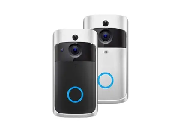 domovni wifi zvonek s full hd kamerou, pst-dv-114 tuya, android/ios silver