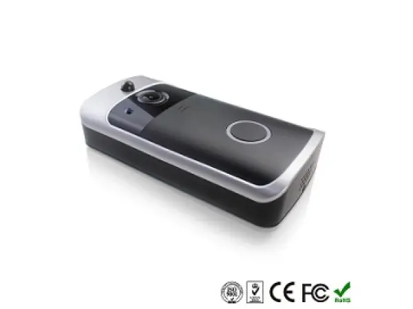 domovni wifi zvonek s full hd kamerou, pst-dv-114 tuya, android/ios silver