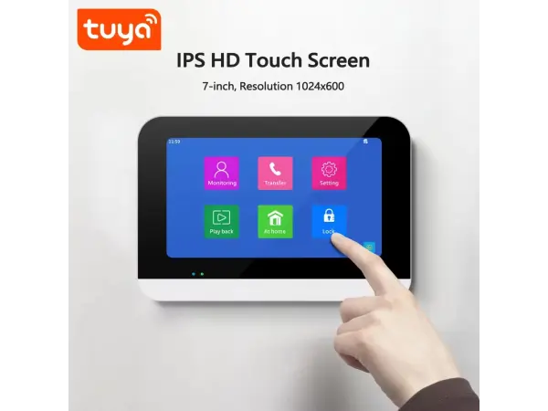 tuya smart wifi digitalni videotelefon  pst-db10-ids s klavesnici a rfid