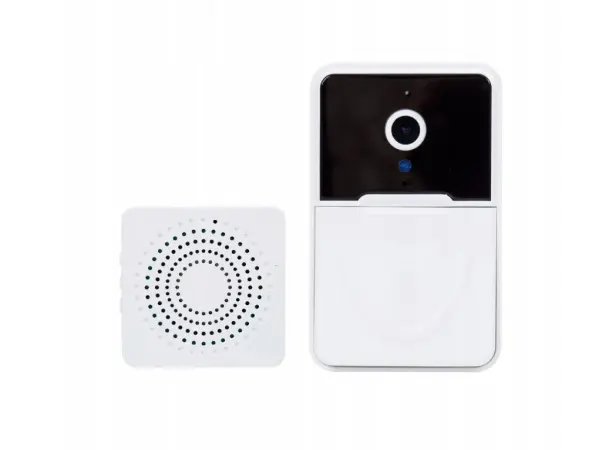 tuya smart wifi zvonek s kamerou bily