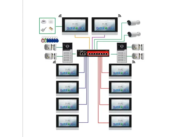 Tuya Smart dvougenerační video zvonek PST-V7024b-MSA-2
