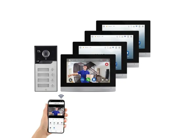 Tuya Smart vicegenera�n� video zvonek PST-V7024b-MSA-4