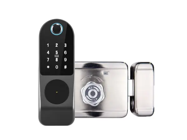 wifi inteligentni zamek tuya pst-ea1 s klavesnici a otiskem prstu, android/ios