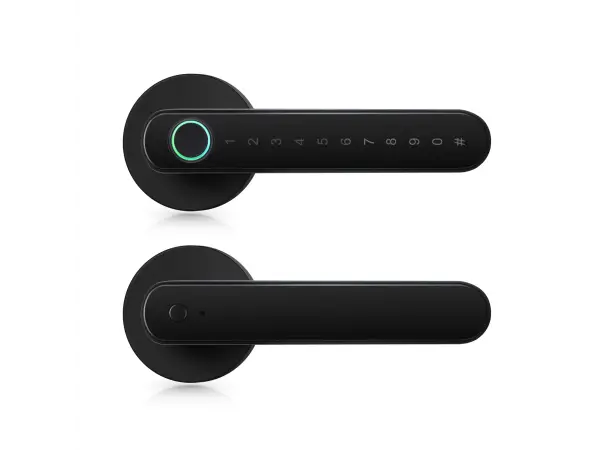 tuya smart dverni zamek s cteckou otisku prstu bluetooth pst-t8