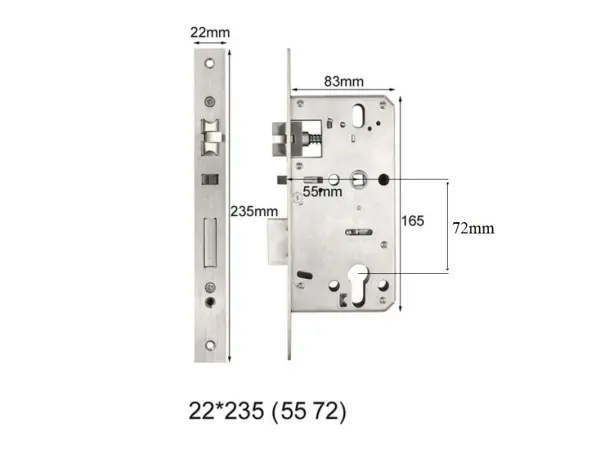 Zadlabovac� z�mek 5572 pro TUYA inteligentn� kliku PST-X5