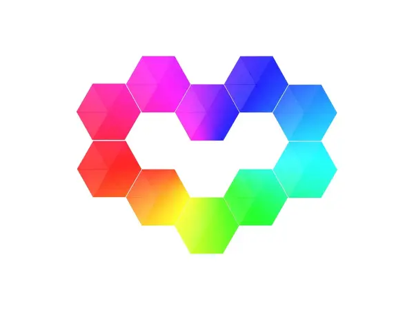 tuya smart wifi hexagonalni led svitidlo 