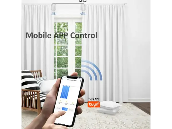 bluetooth pohon zavesu, zaclon tuya smart