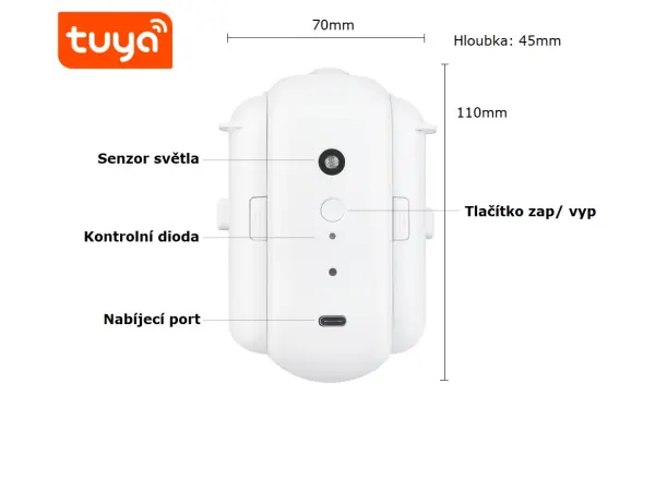 bluetooth pohon zavesu, zaclon tuya smart
