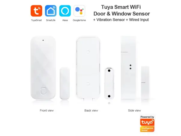 tuya smart wifi - magneticky dverni a okenni senzor+snimac vibraci