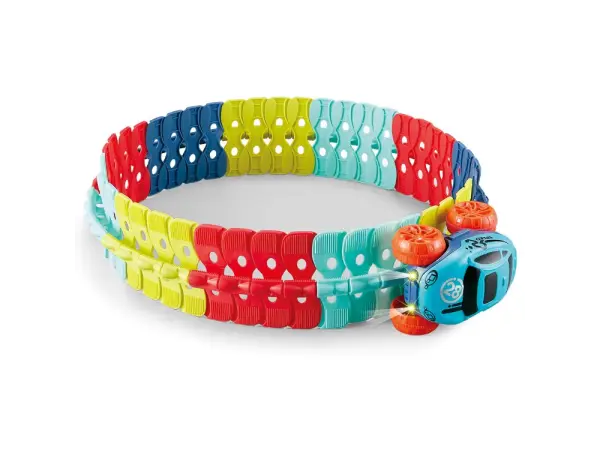 detska svitici autodraha a988, 56 ks dilku s led autickem