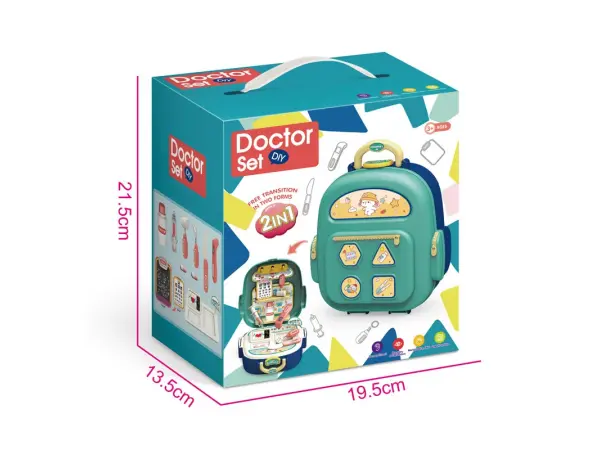 D�tsk� set Doktor 2v1 (2501-2), kuf��k a pracovn� stanice