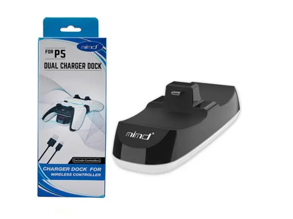 nabijeci stanice snd-468 pro 2 ovladace pro playstation 5 (ps5)