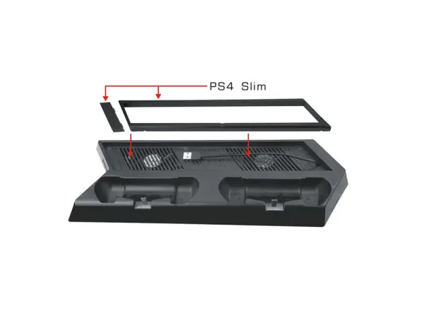 multifunkcni stojan p4-009 a dobijeci stanici pro ps4 /ps4 slim /ps4 pro