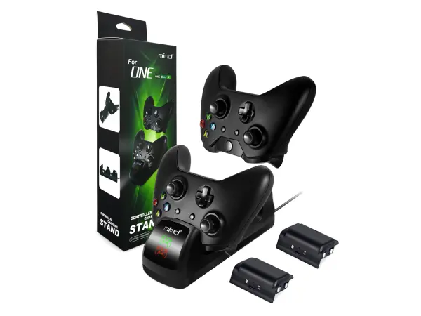 volna nabijeci stanice snd-400 + 2x baterie pro xbox one - black (xone)