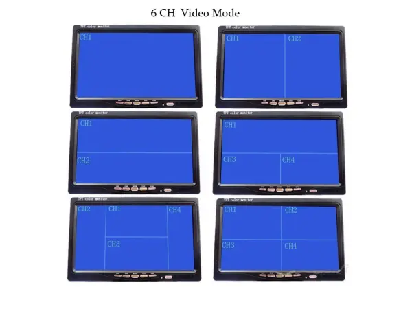 parkovaci system truck l0210, 2x18ir led cctv kamera s 7" lcd split displejem