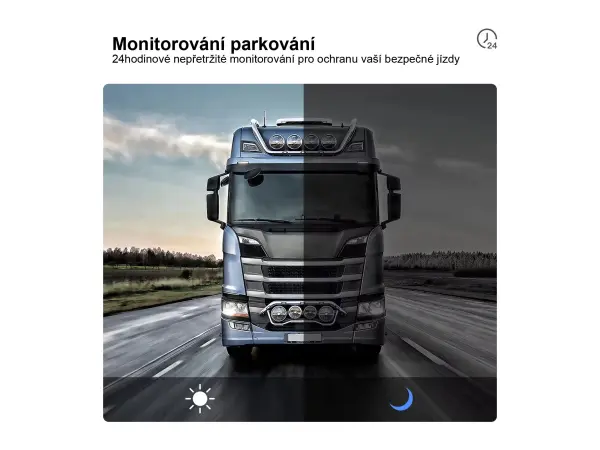 parkovaci set truck a3374, 10,36" hd displej + 4x zadni kamera pro android auto