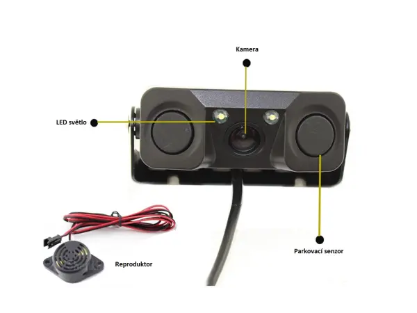 parkovaci set lcd 5" + kamera k0093 se senzorem
