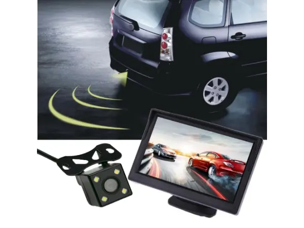 parkovaci set lcd 5" + kamera 4 led