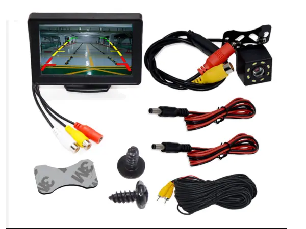 parkovaci set lcd 4,3" + kamera 8ir led