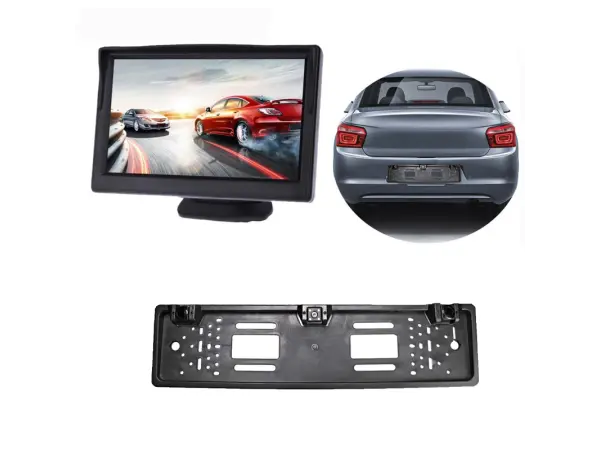 Parkovac� set LCD 5" + senzory + kamera 4IR LED v SPZ