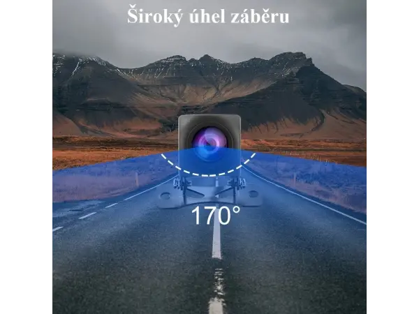 AHD kamera A2961 k parkovacímu asistentu, úhel 170 stupňů