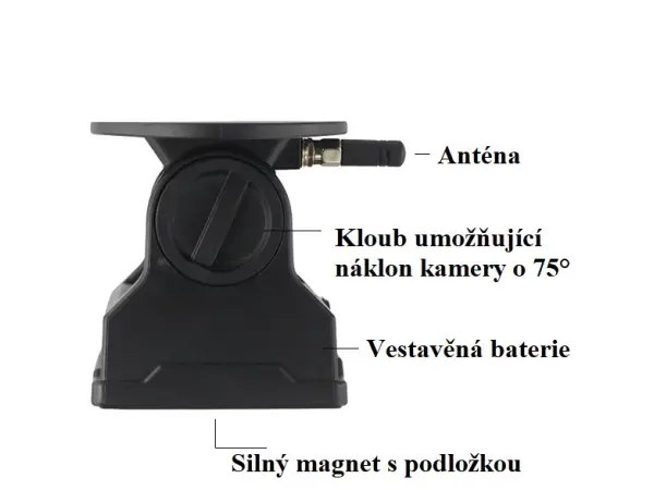 WiFi sol�rn� kamera A4086 s magnetick�m uchycen�m