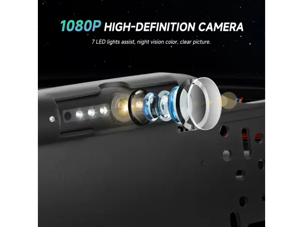 kamera a3723 ahd/cvbs 7 led k parkovacimu asistentu v drzaku spz