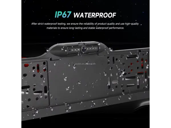 kamera a3723 ahd/cvbs 7 led k parkovacimu asistentu v drzaku spz