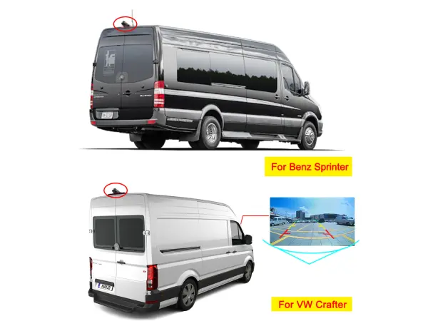 Parkovac� kamera 4PIN / CINCH pro Mercedes Viano, Sprinter, Vito