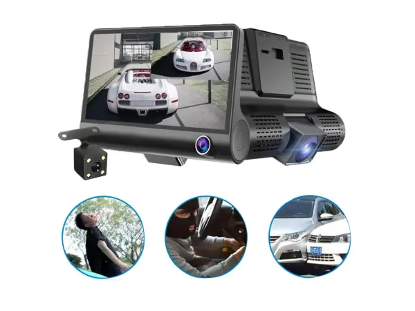 car dvr 4" lcd n2016 kamera do auta full hd 1080p + parkovaci kamera