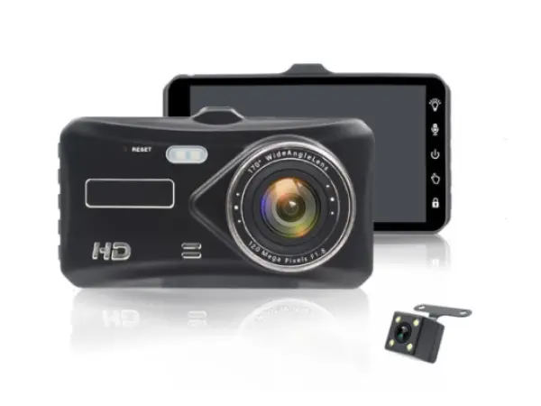 car dvr 4 lcd t2006 kamera do auta full hd 1080p + parkovaci kamera 4led