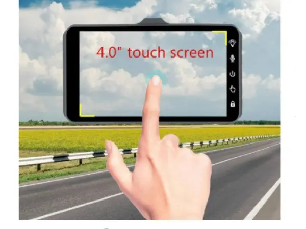 car dvr 4 lcd t2006 kamera do auta full hd 1080p + parkovaci kamera 4led