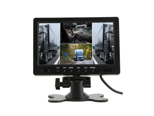 lcd 9" c0062 cinch split screen quad  4ch pro parkovaci kamery