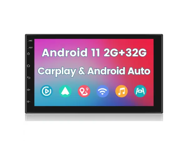 2DIN Autor�dio 7" A3017 2GB+32GB Android 11 s CarPlay, Android Auto, GPS WIFI BT FM