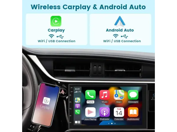 2DIN Autor�dio 7" A3017 2GB+32GB Android 11 s CarPlay, Android Auto, GPS WIFI BT FM