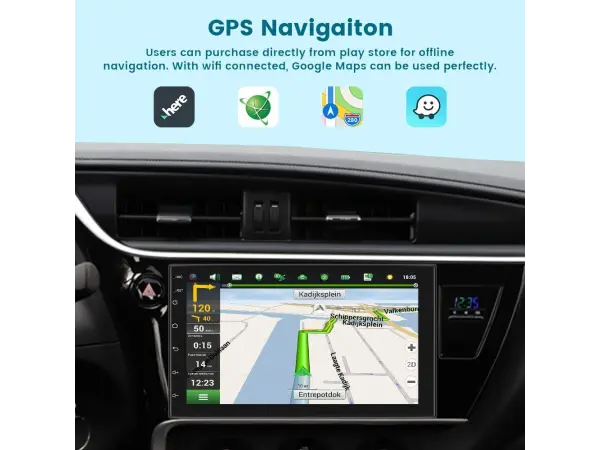 2DIN Autor�dio 7" A3017 2GB+32GB Android 11 s CarPlay, Android Auto, GPS WIFI BT FM