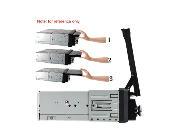 1DIN V�klopn� autor�dio Q3353 s Android 9.1, podpora BT GPS WiFi