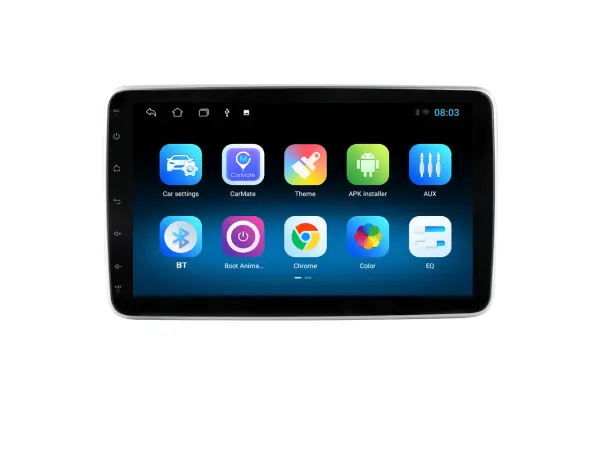 1din autoradio 10"lcd a3009 2+32g otocne 180 stupnu android 10, bt,gps, wifi 