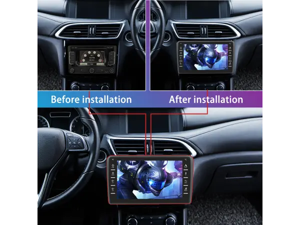 autoradio 8"lcd q3531 android 9.1 pro audi a3 2008-2012