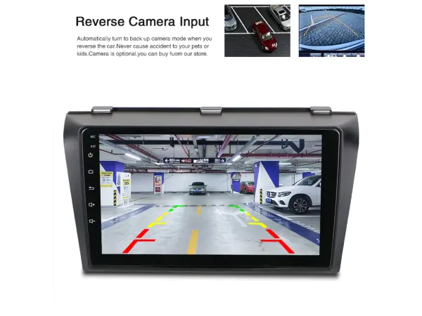 Autoradio 9" D0001KT Android 8.1, podpora BT GPS WiFi pro Mazda 3 2004-2009