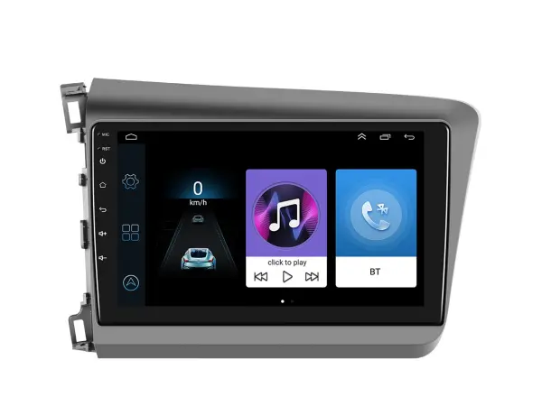 Autoradio 9" Q3602 Android 10.1, podpora BT GPS WiFi pro Honda Civic 2012-2015