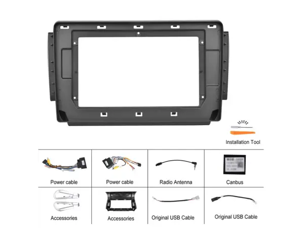 peugeot 208/2008 (2012-2019) 10,1" -redukcni ramecek a7617 pro autoradio 10.1"