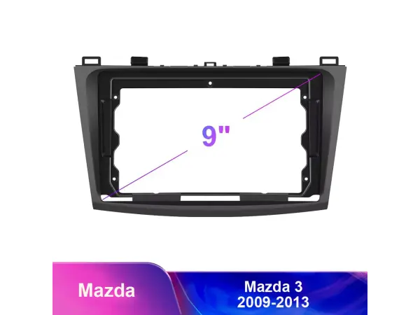 mazda 3 (2009-2013) 9" - redukcni ramecek a7190 pro autoradio 9"